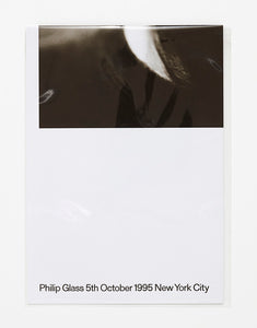 Philip Glass, 5th October 1995 New York City by Victor Boullet